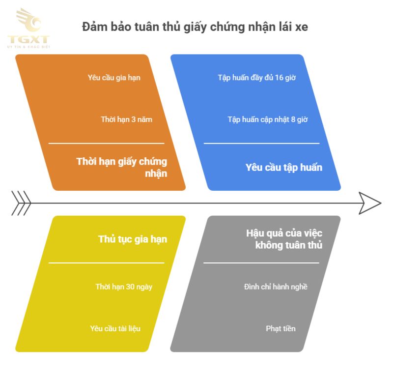 Giấy chứng nhận tập huấn nghiệp vụ lái xe kinh doanh vận tải