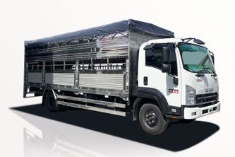 Xe Tải Isuzu FRR FRR90NE5 4.5 Tấn Chở Gia Súc 3 Tầng