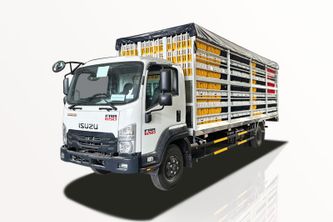 Xe Tải Isuzu FRR FRR90QE5 4.8 Tấn Thùng Chở Gia Cầm