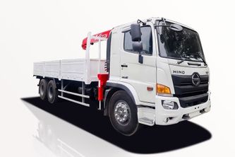 Xe Tải Hino FL8JT8A 14.4 Tấn Gắn Cẩu Unic URV343 - Euro 5