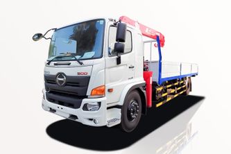 Xe Tải Hino FG8JT8A 7.3 Tấn Gắn Cẩu Unic URV343 - Euro 5