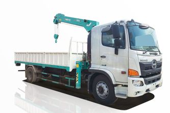 Xe Tải Hino FG8JP8A 5.5 Tấn Gắn Cẩu HKTC HLC-7016S - Euro 5