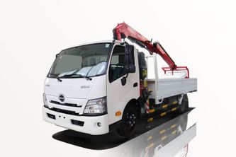Xe Tải Hino XZU720L 3 Tấn Gắn Cẩu FASSI 4 Tấn 4 Khúc - Euro 5