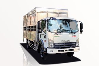 Xe Tải Isuzu FRR FRR90NE5 5 Tấn Thùng Chở Gia Súc 
