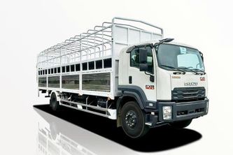 Xe Tải Isuzu FVR FVR34UE5 7 Tấn Chở Mô Tô Xe Máy