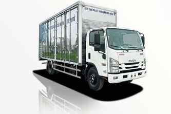 Xe Tải Isuzu NQR NQR75ME5 4.9 Tấn Thùng Chở Pallet Chứa Cấu Kiện Điện Tử