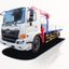 Xe Tải Hino FG8JT8A 7.3 Tấn Gắn Cẩu Unic URV343 - Euro 5