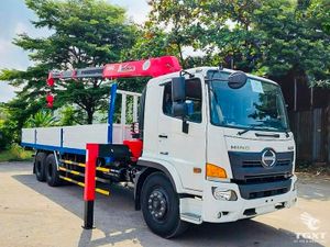 Xe Tải Hino FL8JT8A 13 Tấn Gắn Cẩu Unic - Euro 5