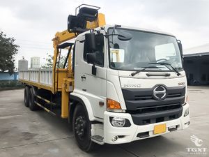 Xe Tải Hino FL8JT8A 3 Chân 13 Tấn Gắn Cẩu Soosan SCS524 - Euro 5