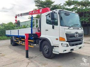 Xe Tải Hino FG8JP8A 6.7 Tấn Gắn Cẩu Unic URV635 - Euro 5