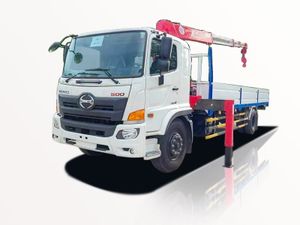 Xe Tải Hino FG8JP8A 6.7 Tấn Gắn Cẩu Unic URV635 - Euro 5