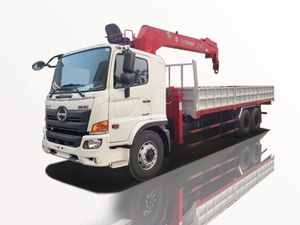 Xe Tải Hino FL8JT8A 11 Tấn 3 Chân Gắn Cẩu ATOM736 - Euro 5