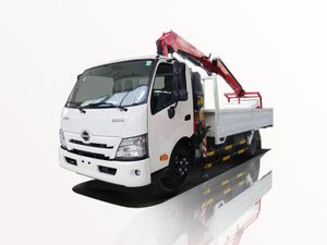 Xe Tải Hino XZU720L 3 Tấn Gắn Cẩu FASSI 4 Tấn 4 Khúc - Euro 5