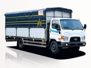 Xe Tải Hyundai Mighty W11XL 6 Tấn Thùng Bạt Gắn Bửng Nâng - Euro 5