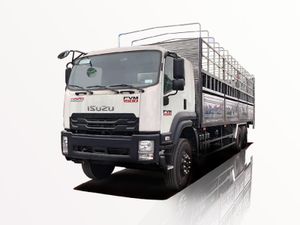 Xe Tải Isuzu FVM FVM60WE5 10 Tấn Chở Mô Tô Xe Máy