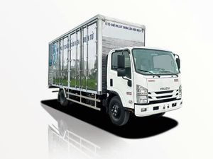 Xe Tải Isuzu NQR NQR75ME5 4.9 Tấn Thùng Chở Pallet Chứa Cấu Kiện Điện Tử
