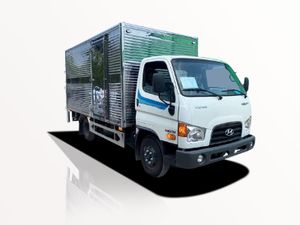 Xe Tải Hyundai New Mighty W750 3.5 Tấn Thùng Kín Gắn Bửng Nâng
