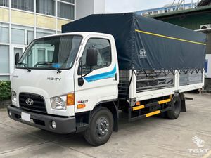 Xe Tải Hyundai New Mighty W750 3.5 Tấn Thùng Bạt Gắn Bửng Nâng - Euro 5