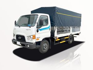 Xe Tải Hyundai New Mighty W750 3.5 Tấn Thùng Bạt Gắn Bửng Nâng - Euro 5