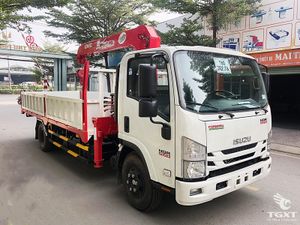 Xe Cẩu Isuzu NQR NQR75ME5 4.4 Tấn Gắn Cẩu Unic URV344