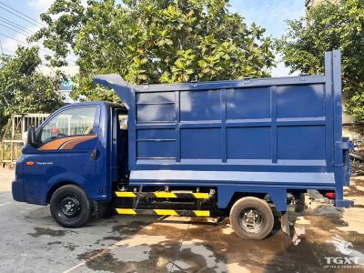 Xe chở rác Hyundai Porter H150 1.3 Tấn 5 Khối Euro 5, nhỏ gọn, hiệu quả, thân thiện môi trường, phù hợp thu gom rác đô thị Việt Nam.
