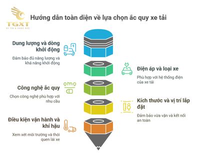 Cách chọn ắc quy phù hợp cho xe tải