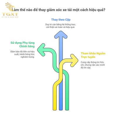 Hướng dẫn thay giảm xóc xe tải tại gara
