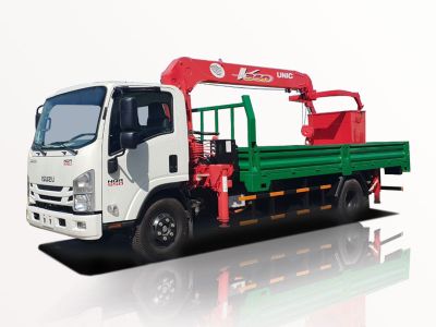 Xe Cẩu Isuzu NQR NQR75LE5 4T5 Gắn Cẩu Unic URV345