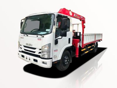 Xe Tải Isuzu NPR NPR85KE5  2.5 Tấn Gắn Cẩu Unic URV343