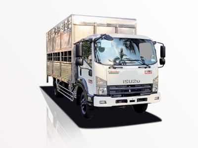 Xe Tải Isuzu FRR FRR90NE5 5 Tấn Thùng Chở Gia Súc 