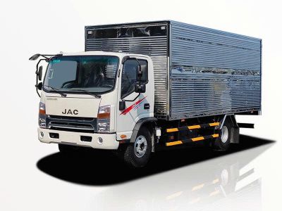 Xe Tải Jac N650 E5 6.2 Tấn Thùng Kín Gắn Bửng Nâng 