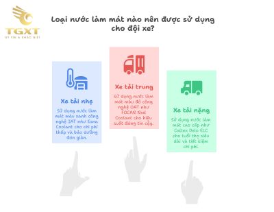 Nước làm mát phù hợp cho xe tải nên dùng loại nào?