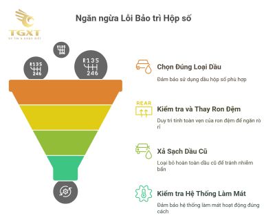 Cách thay dầu hộp số xe tải đúng kỹ thuật