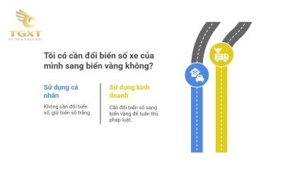 Xe tải cá nhân có phải đổi biển vàng không?