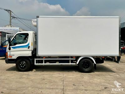 Xe tải Hyundai Mighty N650L 3.5 tấn có thùng đông lạnh và động cơ D4CC 160 mã lực