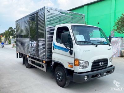 Xe tải Hyundai New Mighty W750 3.5 tấn kèm thùng kín và bửng nâng