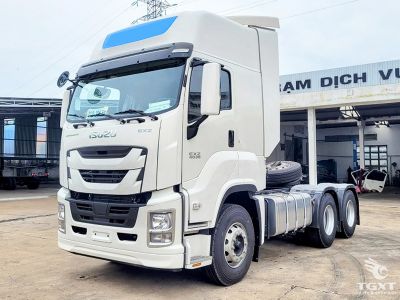 Đầu kéo ISUZU EXZ 6x4 380PS với động cơ 6UZ1-TCG50 và chuẩn Euro 5.