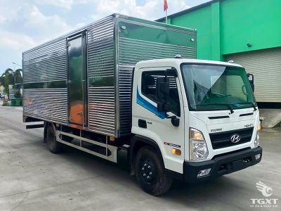 Xe tải Hyundai Mighty EX900XL 5 tấn thùng kín, động cơ D4GA 150 Ps và khung gầm siêu dài