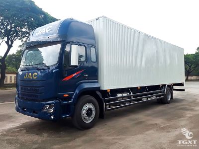 Xe tải JAC DAWOS 7.5 tấn thùng kín dài 10m, thùng 10.000 x 2.350 x 2.470 mm.