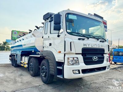 Xe bồn Hyundai HD320 22 khối với động cơ EURO 5 và dung tích 22.000 lít