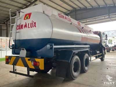 Isuzu FVM60TE5 20 khối với bồn nhôm, động cơ EURO 5 và hệ thống 3 trục