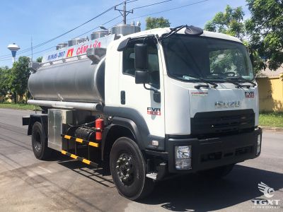 Xe bồn chở xăng dầu Isuzu FVR34QE5 12 khối, dung tích 12,000 lít