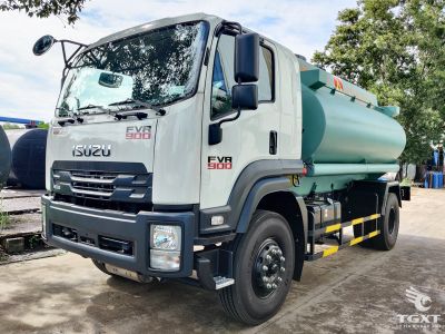 Xe bồn chở xăng dầu Isuzu FVR34QE5 12 khối, dung tích 12,000 lít và tải trọng hợp pháp.