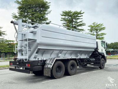 Xe bồn chở cám Isuzu FVM60TE5 24 khối với động cơ 280PS Euro 5.