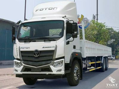 Xe tải Foton Auman C160 thùng lửng 7M5 với động cơ Cummins 210 mã lực.
