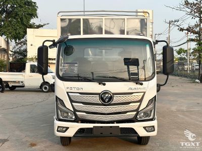 Xe tải Foton AUMARK S35 3.5T thùng bạt và cabin tiện nghi.