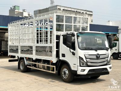 Xe tải Foton Aumark S70L 7,5 tấn với thùng bạt 6m3, động cơ Cummins ISF3.8 và hộp số ZF 6S600.