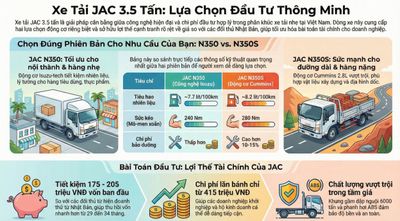 Giá xe tải JAC 3.5 tấn và chi phí lăn bánh mới nhất tháng 01/2026