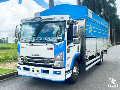 Xe tải Isuzu NQR75LE5 5.5 Tấn, động cơ Euro 5, tiết kiệm nhiên liệu, phù hợp vận chuyển hàng hóa