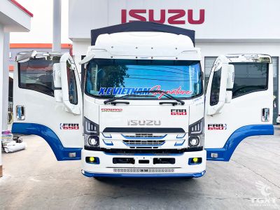 Xe tải Isuzu FRR90NE5 6.5T, động cơ Euro 5, vận hành hiệu quả cho doanh nghiệp vận tải.